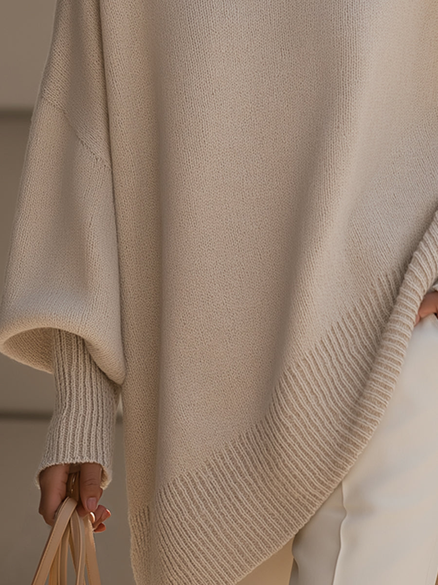Annete | Oversized Poncho Sweater