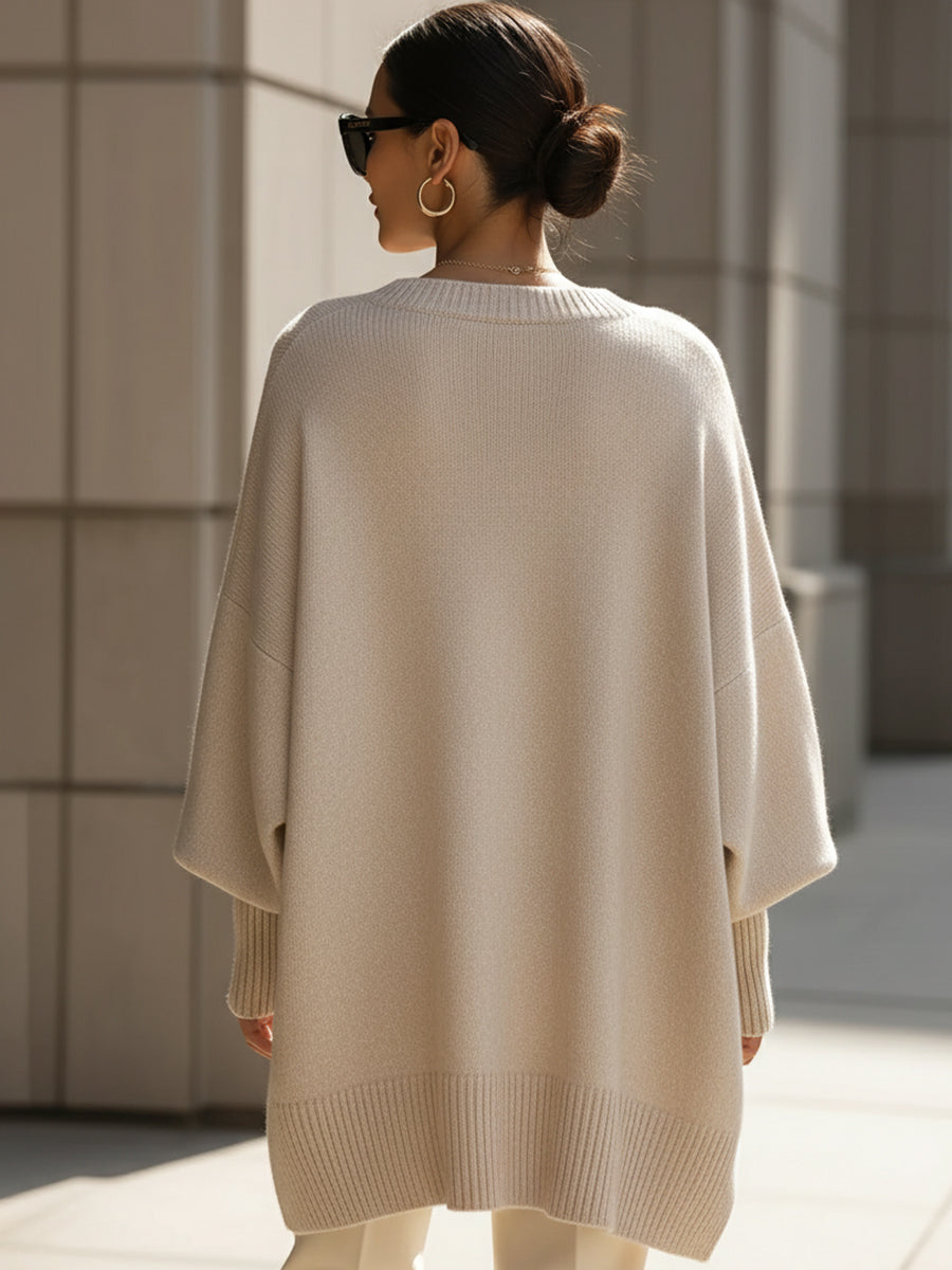 Annete | Oversized Poncho Sweater