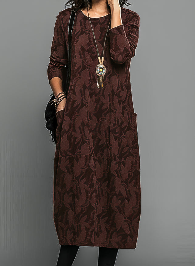 Lena | Warm winter dress with elegant cut