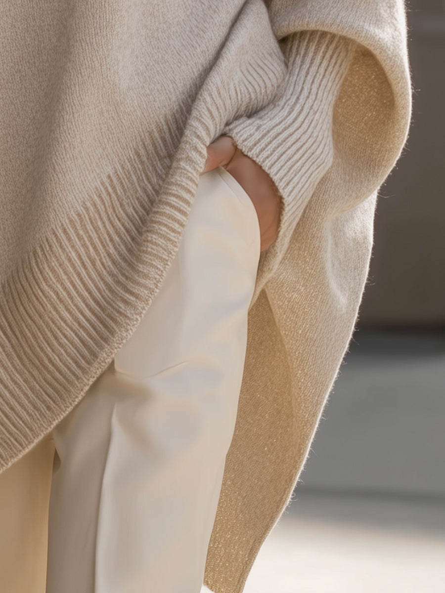 Annete | Oversized Poncho Sweater