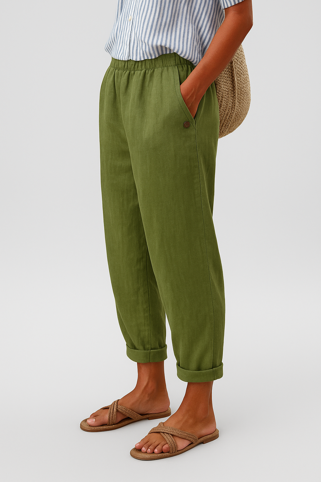 Elisa™ | Modern linen pantalon