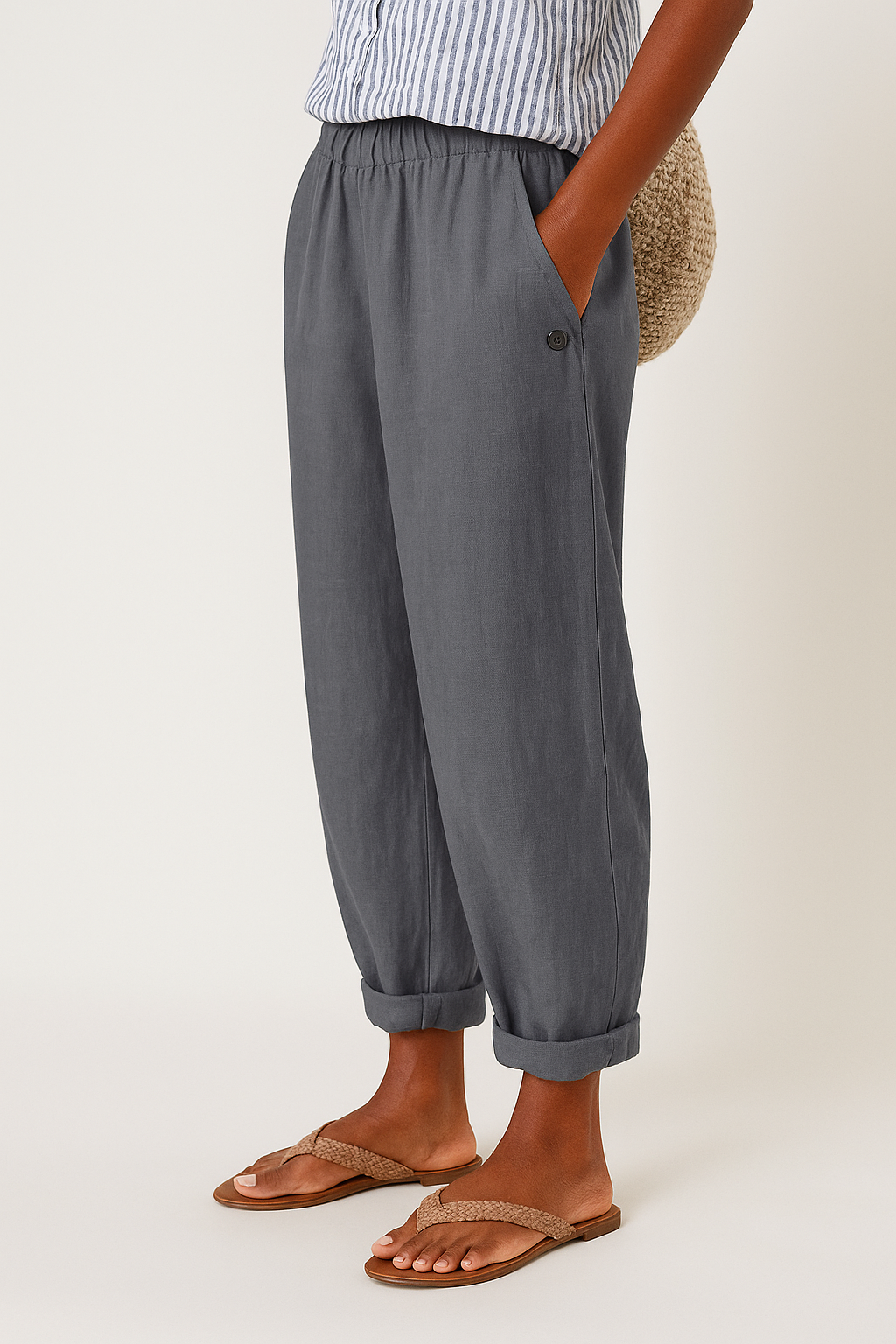 Elisa™ | Modern linen pantalon