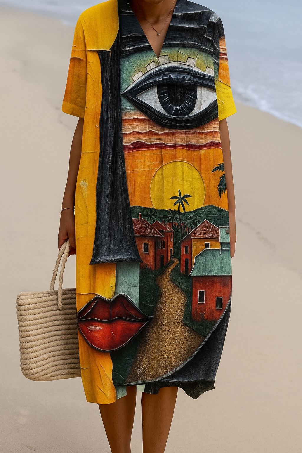 Artist-Inspired Dress – Natural Beauty That Captures Attention