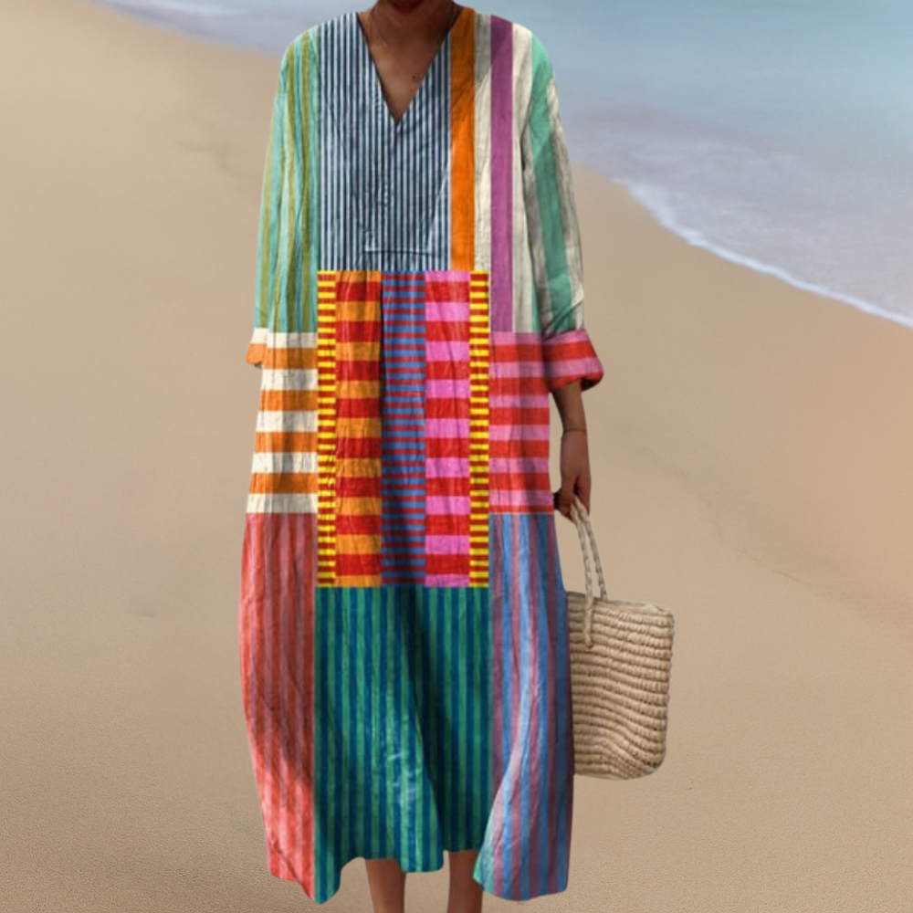 Boho Maxi Dress – Bold Patterns, Uncomplicated Comfort
