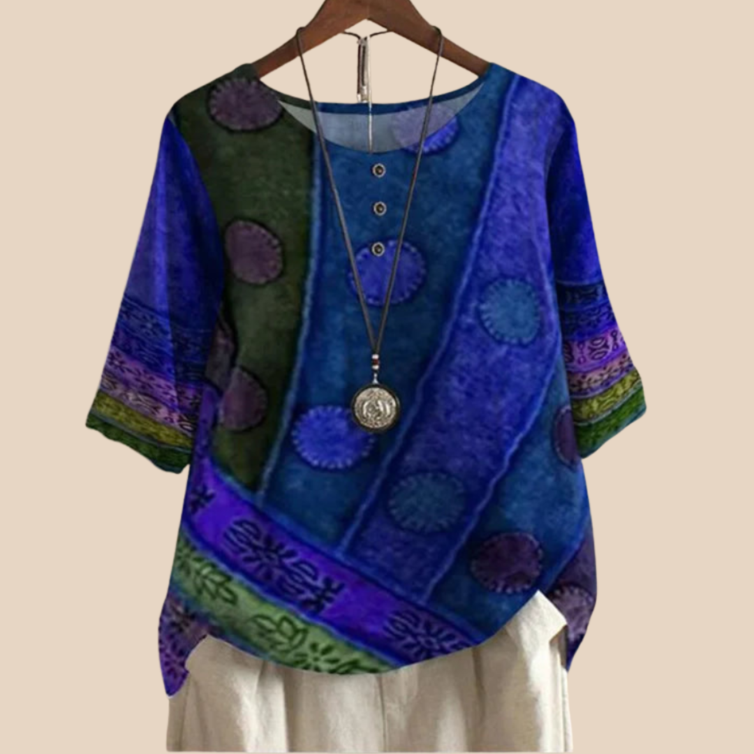 Evrane™ | Soft Top with Artistic Print