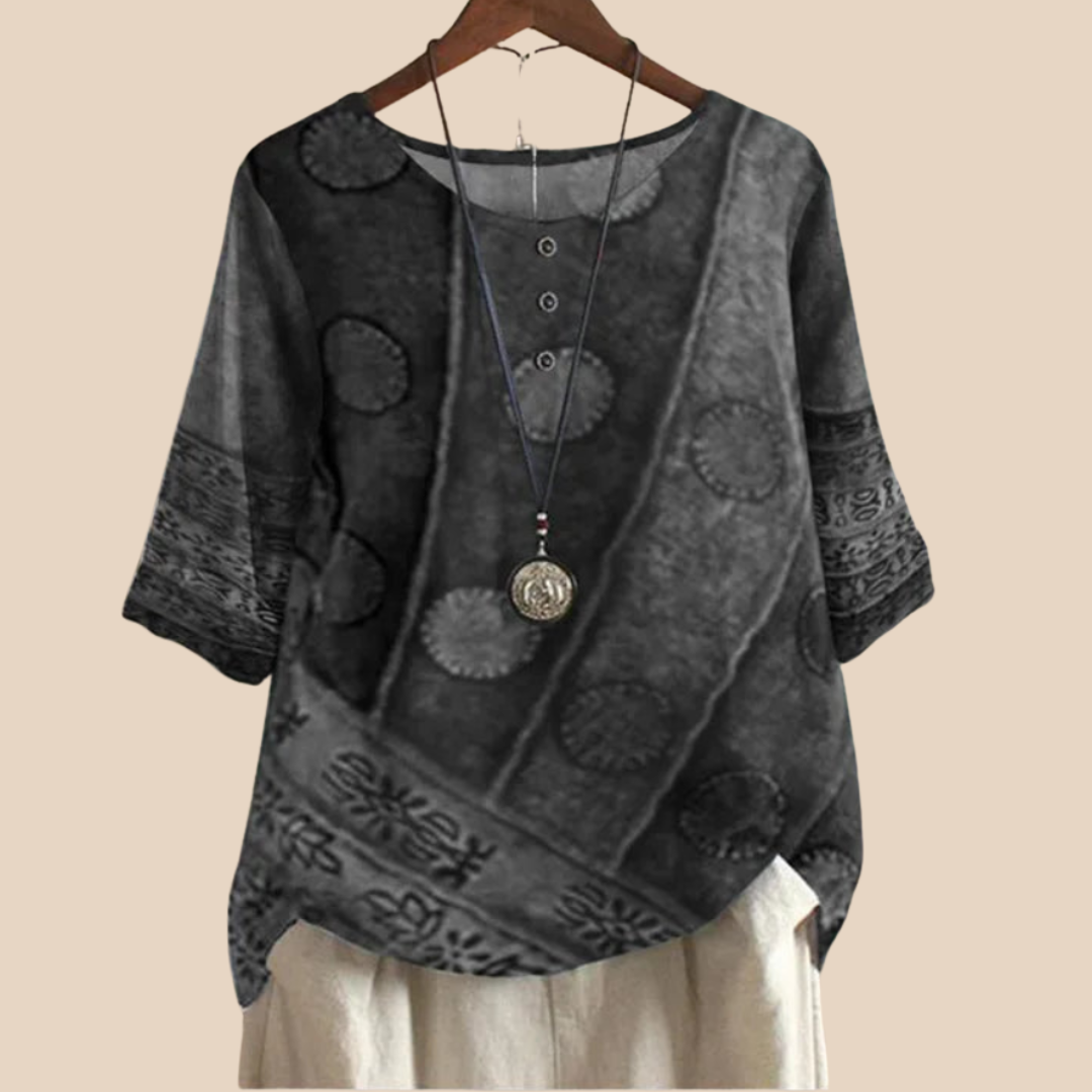 Evrane™ | Soft Top with Artistic Print