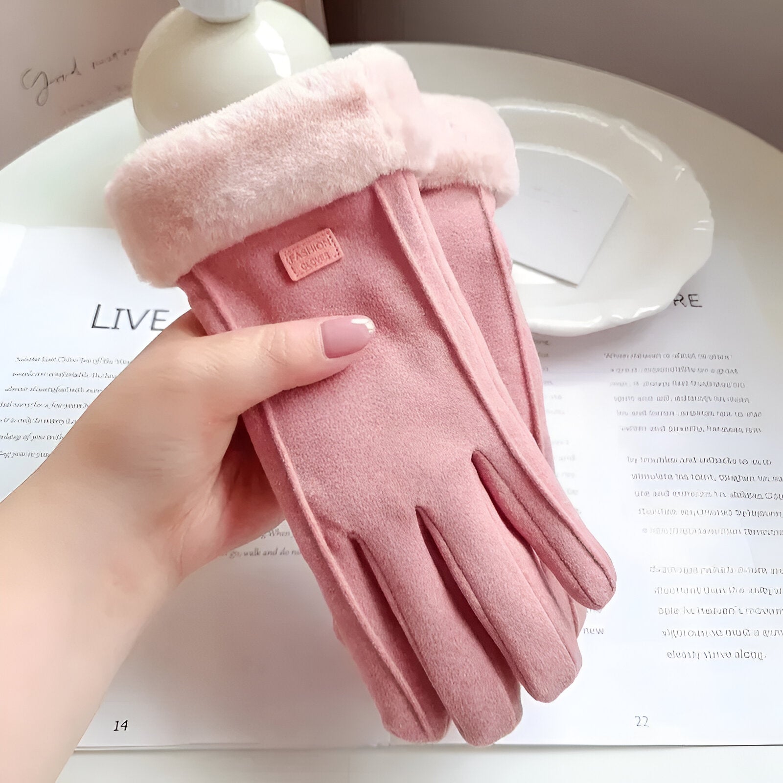Lucyna – Eleganckie Zimowe Rękawiczki
