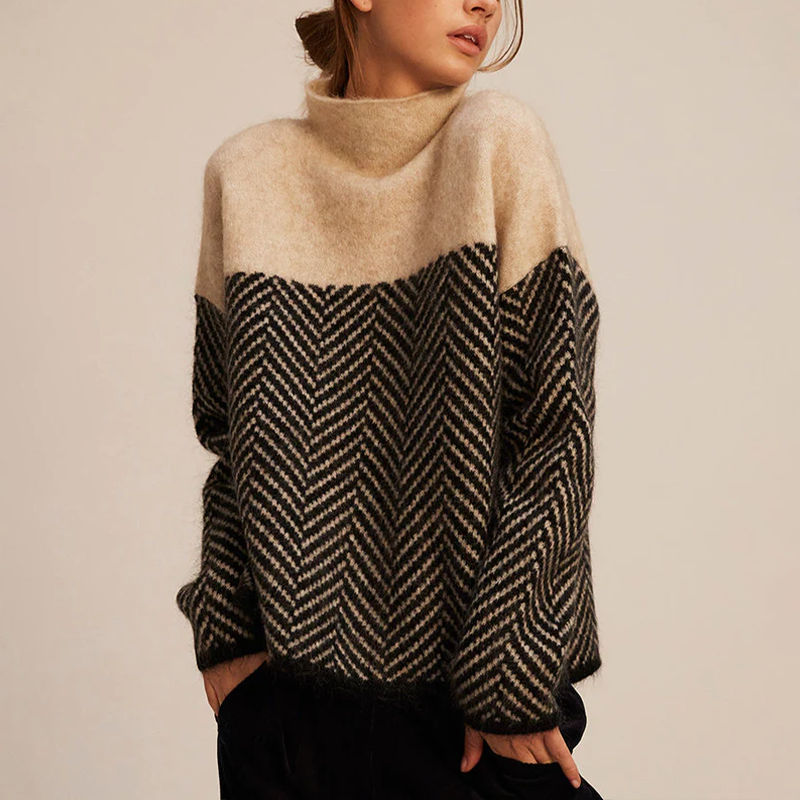 Sylwia | Trendy Jumper with High Collar