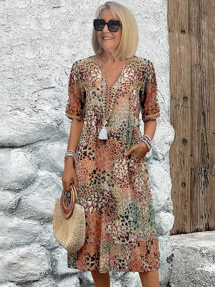 Colette | Vibrating Midi Dress