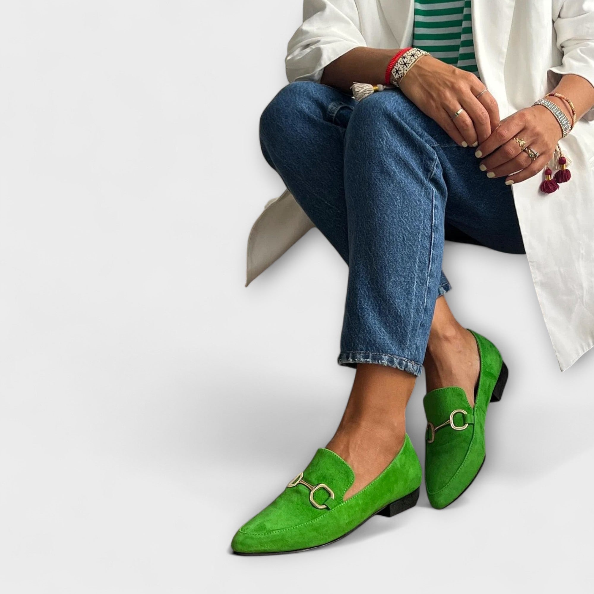 Elvira™ | Pointed Slip-on Ballerinas