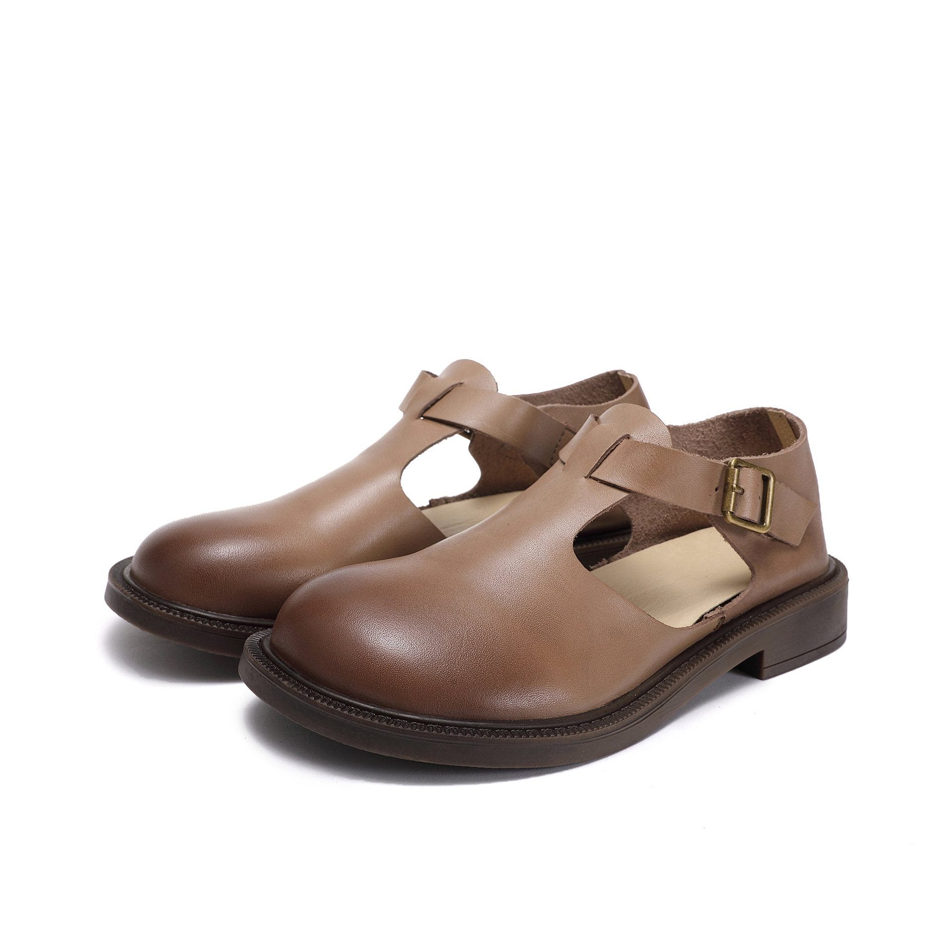 Clara™ | Leather Mary Janes