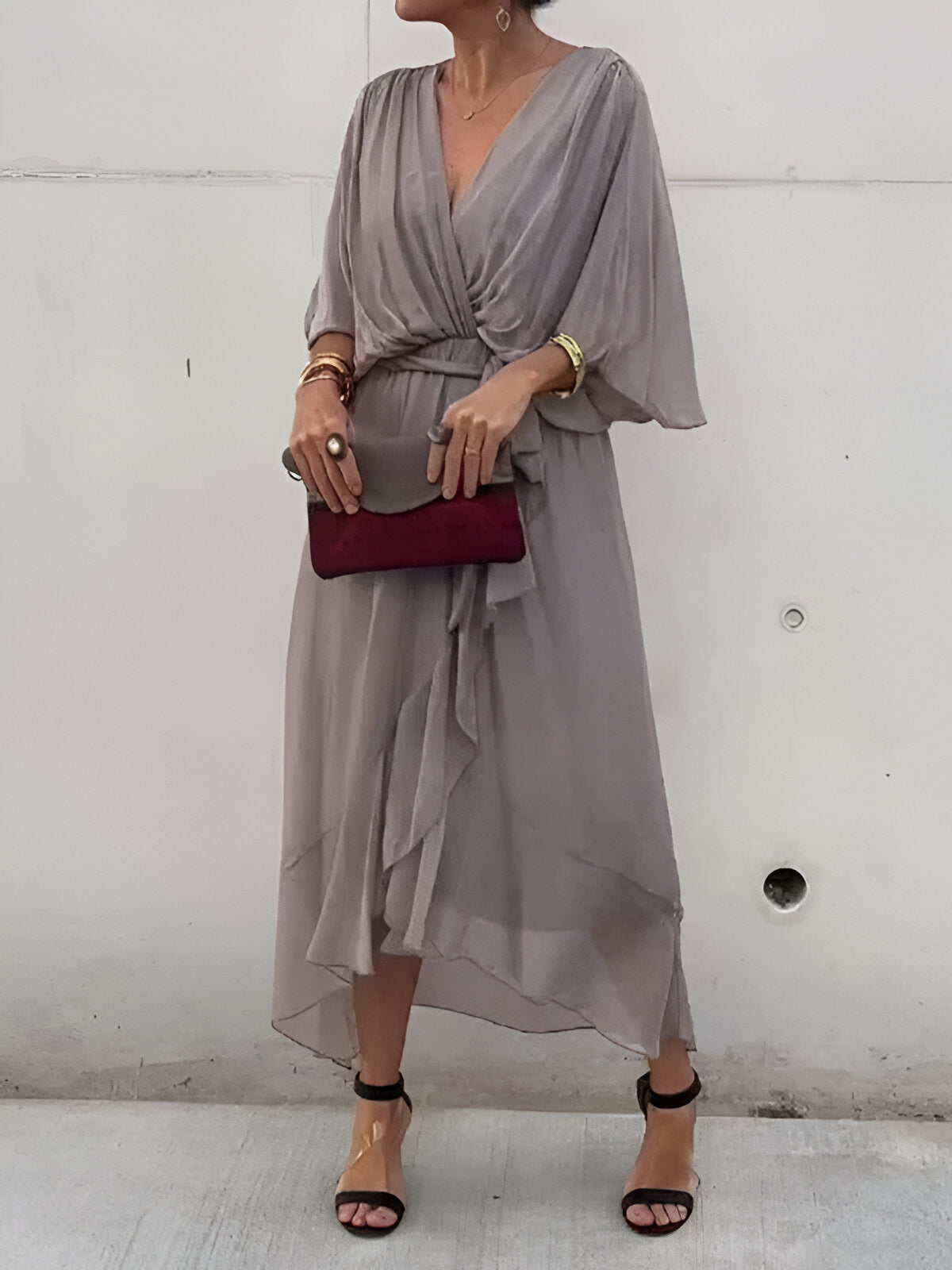 Camille™ | V-Neck Dress