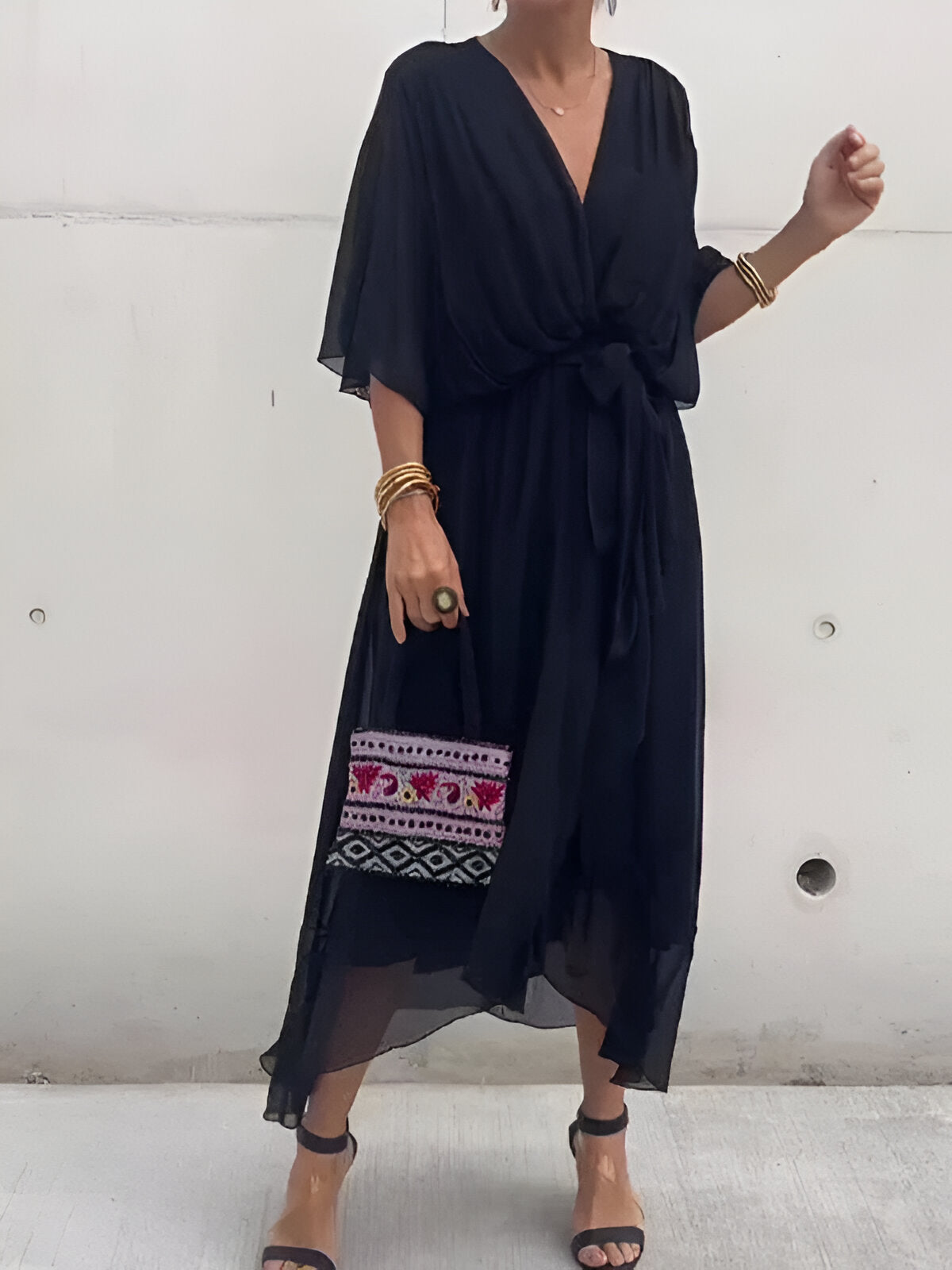 Camille™ | V-Neck Dress