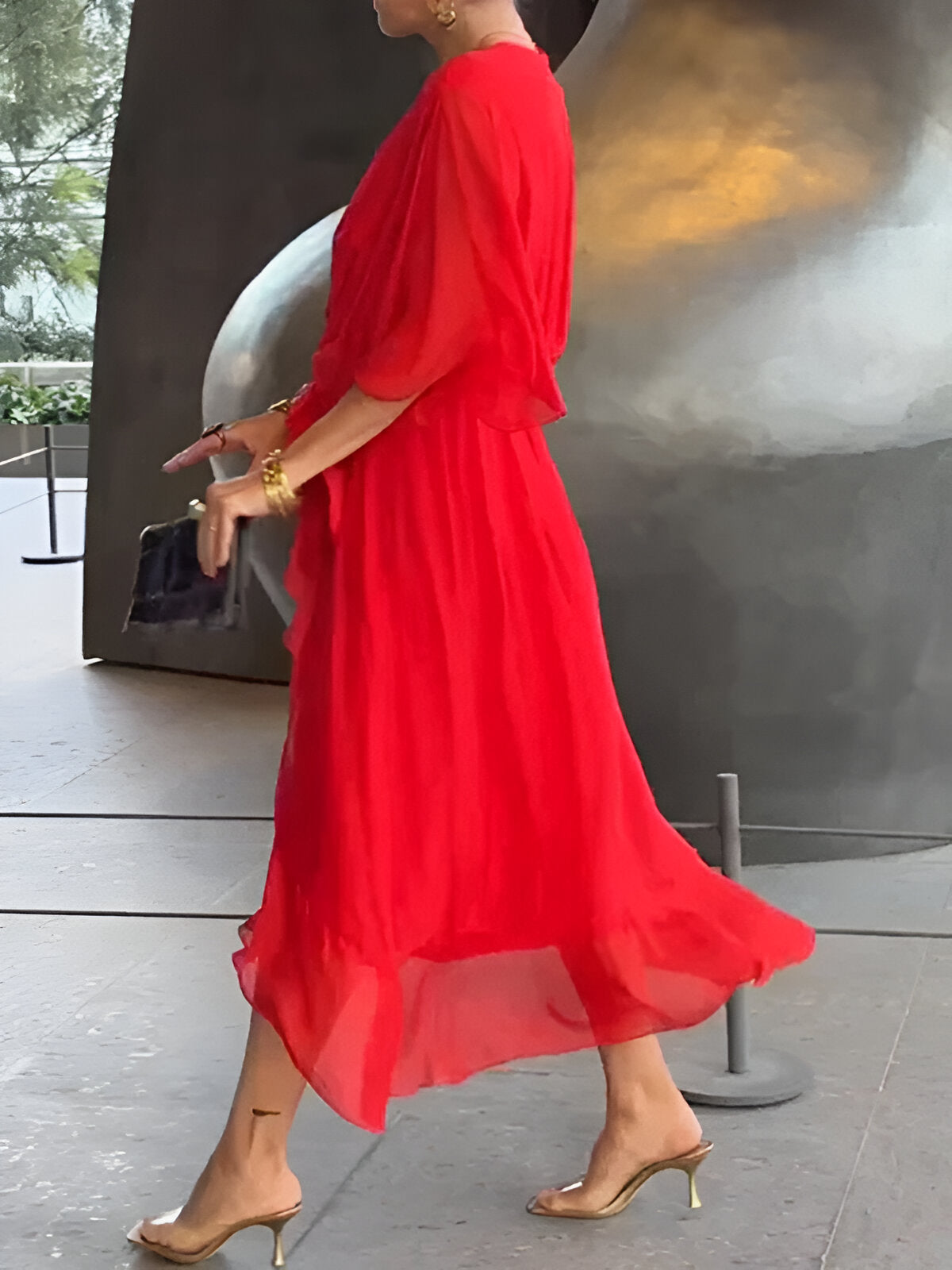 Camille™ | V-Neck Dress