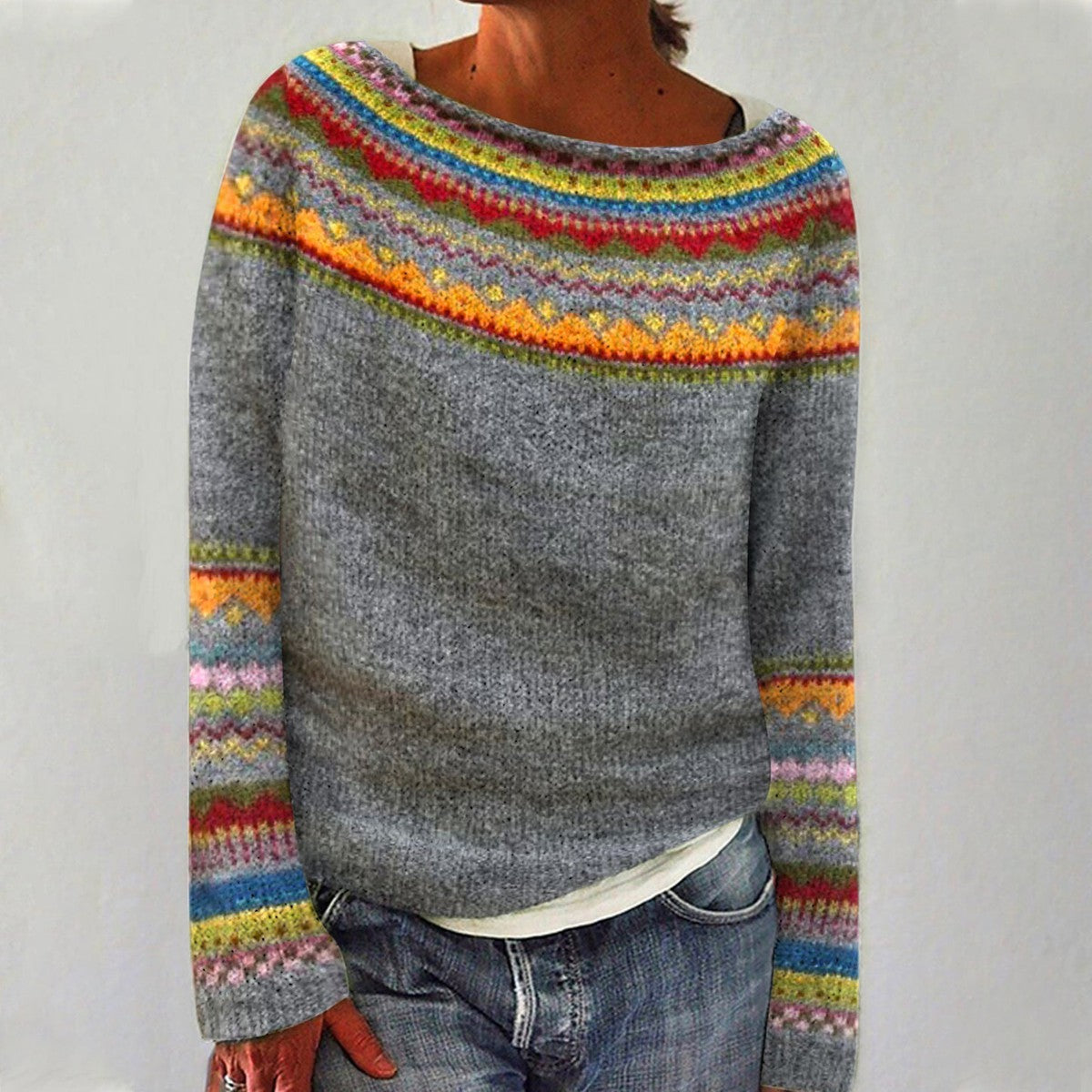 Amelia | Comfortable Retro Jumper