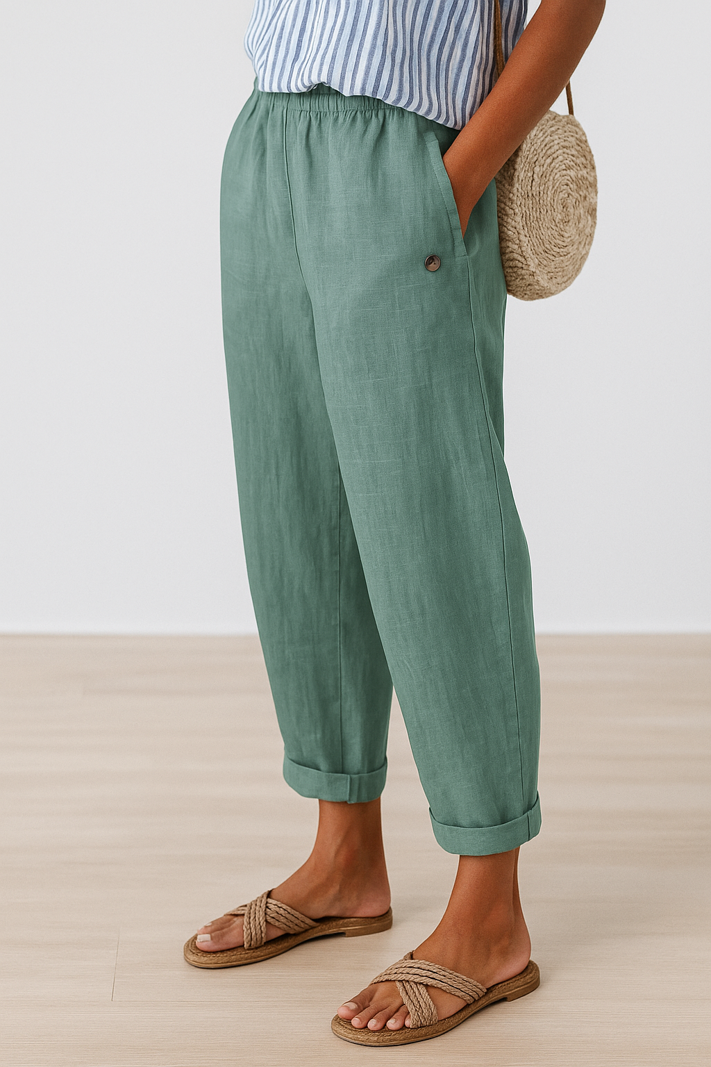 Elisa™ | Modern linen pantalon