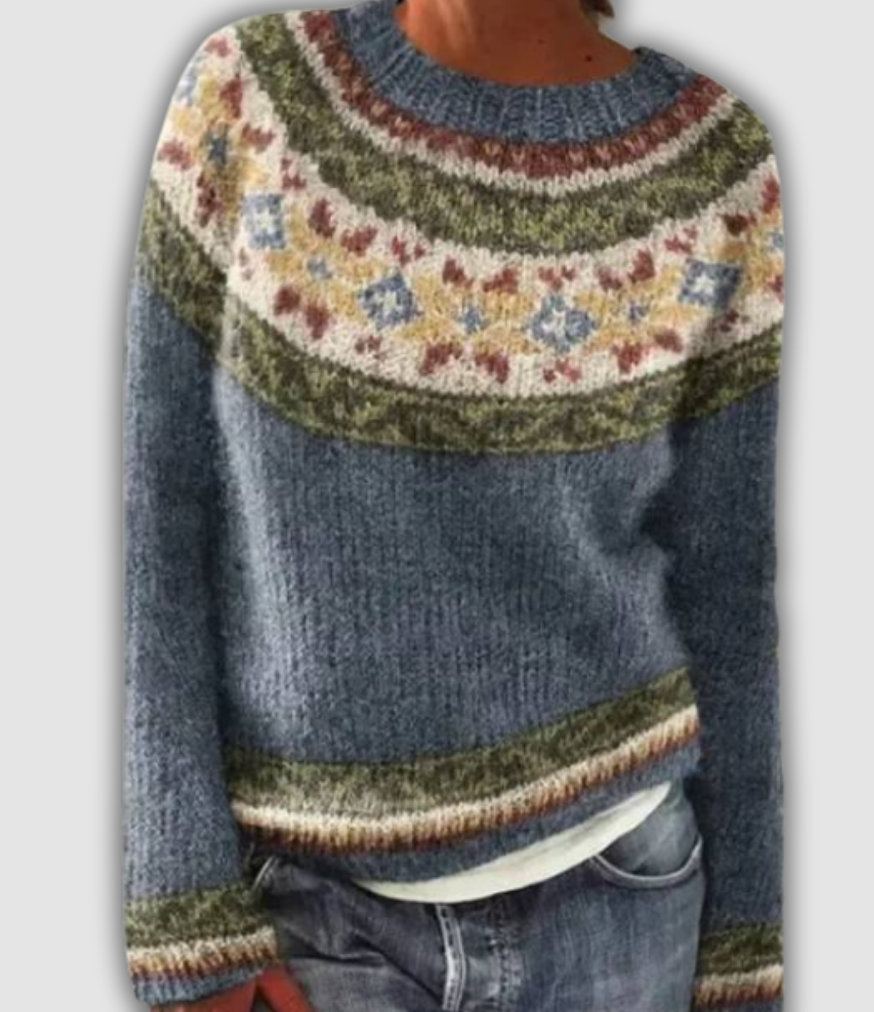 Nayla™ - Stylish Retro Jumper