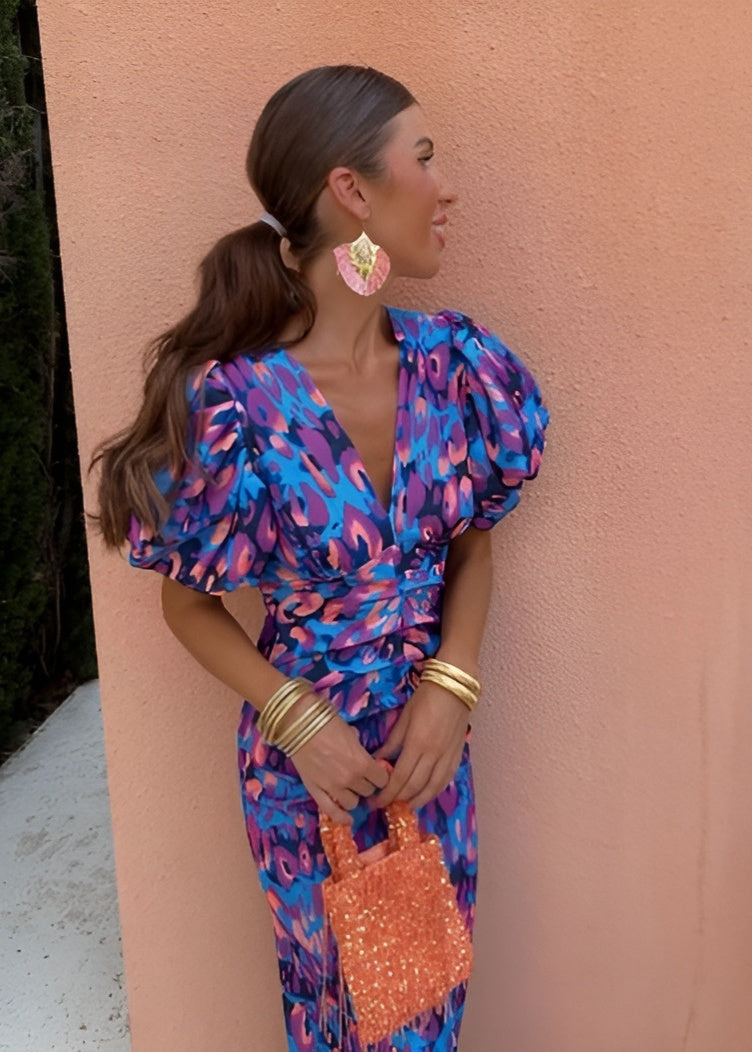 Fynn | Vibrant Fiesta Dress in Dazzling