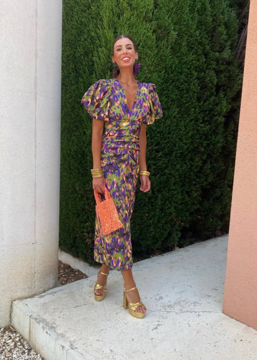 Fynn | Vibrant Fiesta Dress in Dazzling
