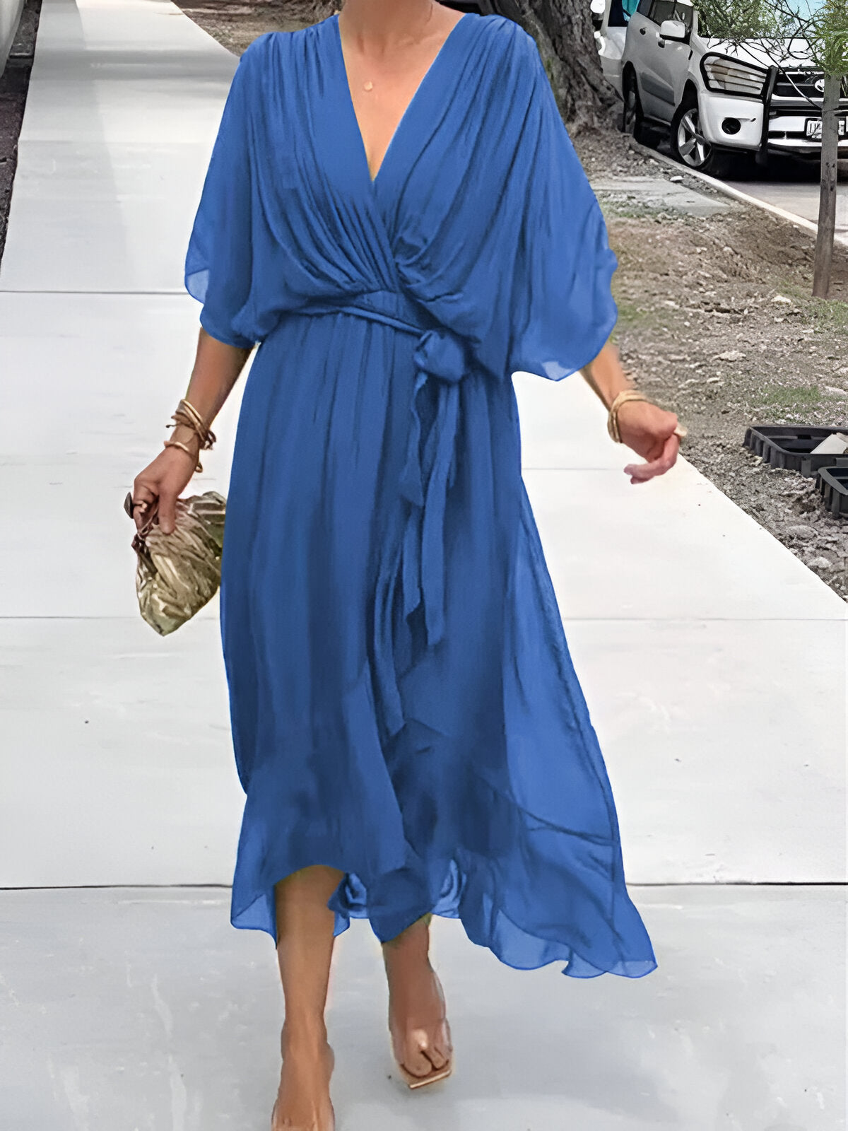 Camille™ | V-Neck Dress